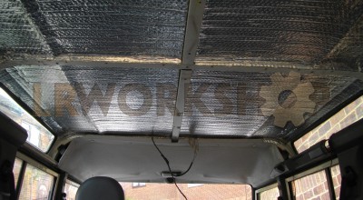Insulating a Defender roof to stop condensation