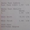 MOT test results for 200Tdi emissions smoke test