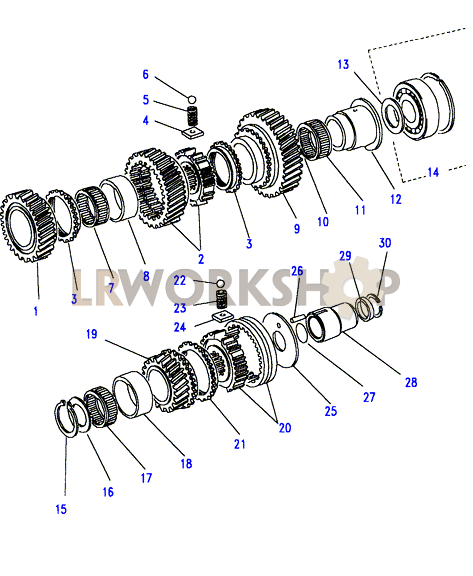 Mainshaft Gears Part Diagram