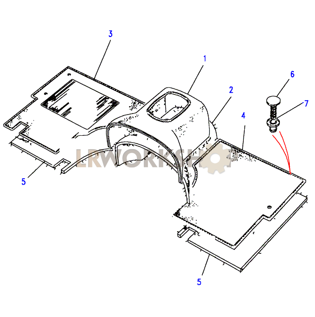 Moquette - Plancher Avant - Jusqu'à Part Diagram