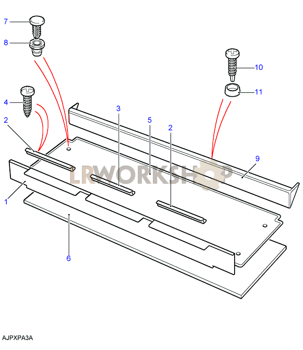 Moquettes - Plancher Intermédiaire Part Diagram
