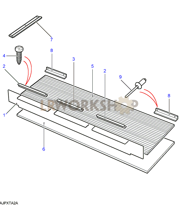Rubber Mats - Intermediate Floor Part Diagram