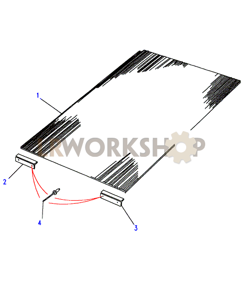 Rubber Mats - Rear Floor Part Diagram
