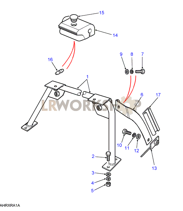Cabriolet - Sedile Anteriore - Ghiera di Ancoraggio Part Diagram