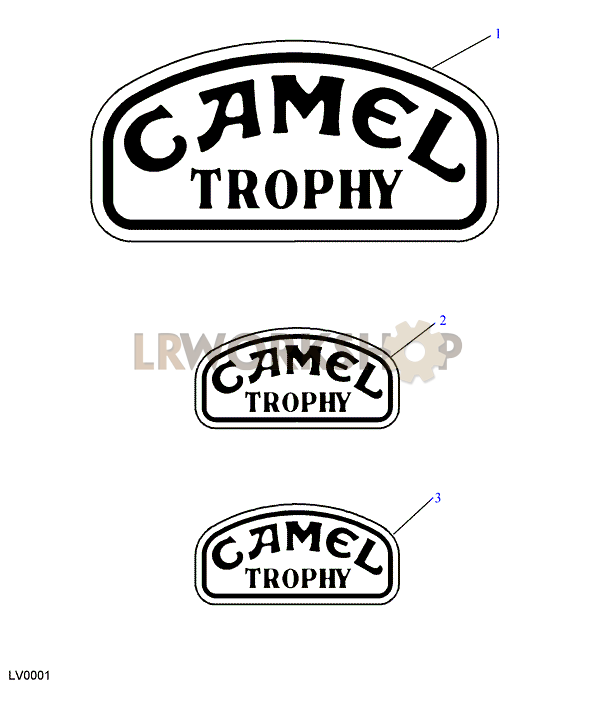 Camel Trophy Part Diagram