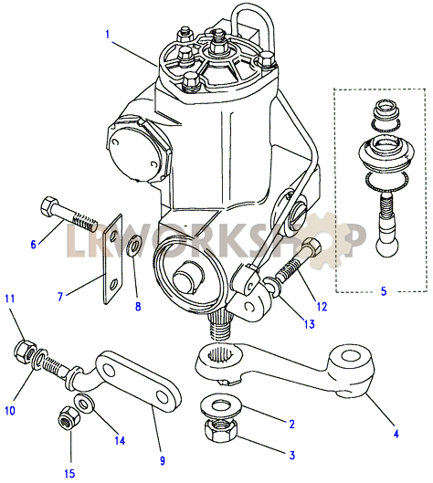 Steering Box - Power - Adwest - Heavyweight Part Diagram