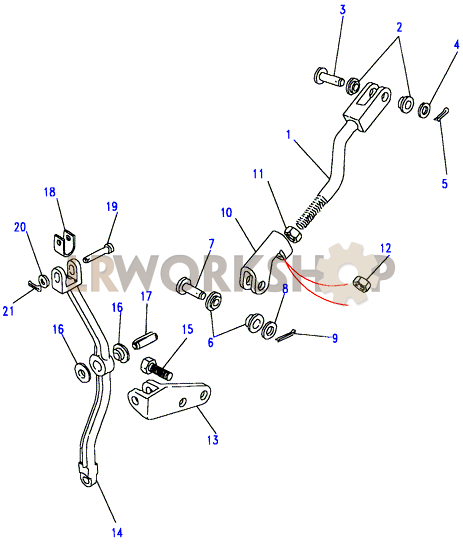 Gruppo Asta - LT77S - Con Snodo Part Diagram