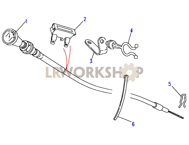Choke Cable Part Diagram