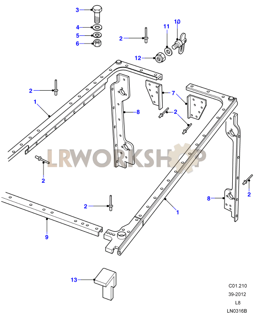 Cappings - Rear Body - Find Land Rover parts at LR Workshop