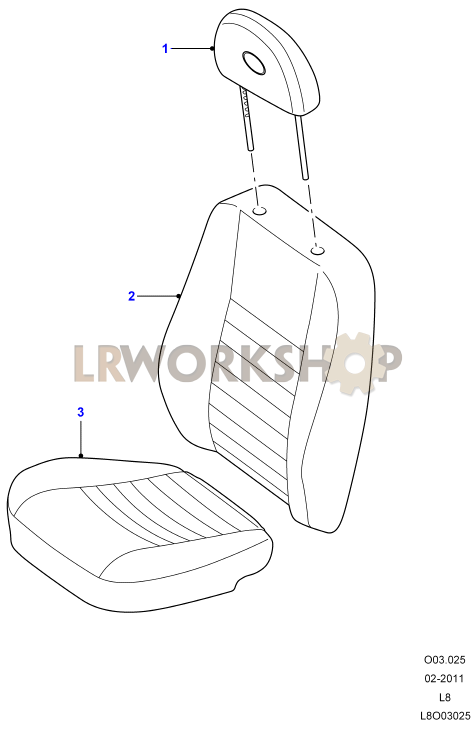 Front Seats Part Diagram