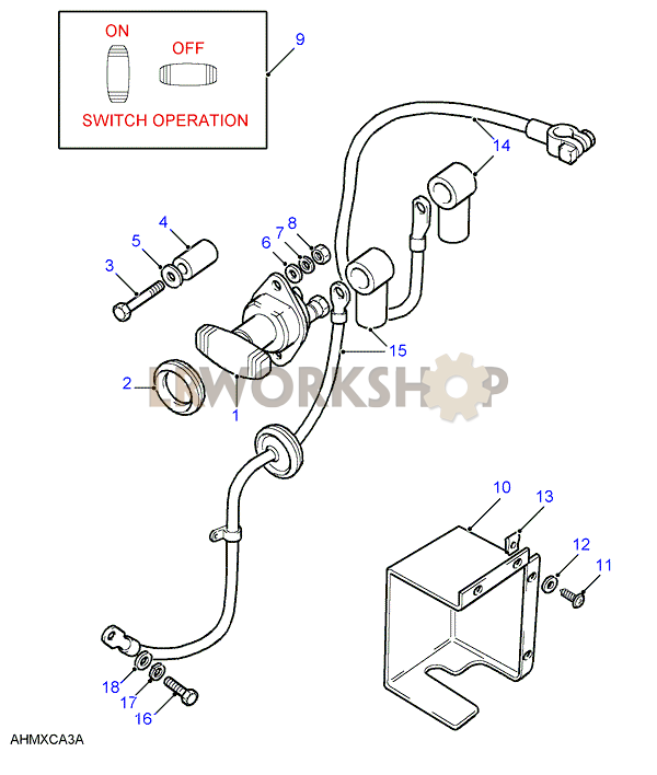 Battery Master Switch Part Diagram