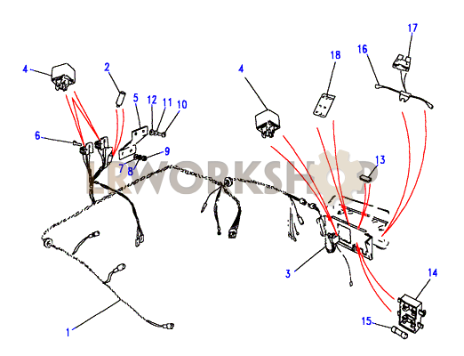 Cablaggio Part Diagram