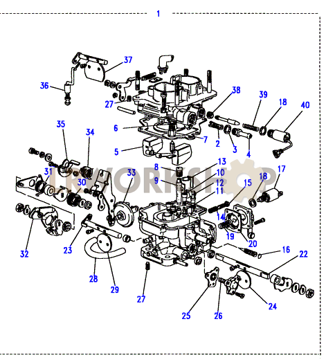 Bomba Eléctrica para el Carburador Part Diagram