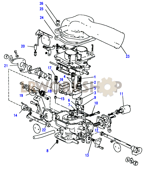 Pompe Mécanique Pour Carburateur Part Diagram