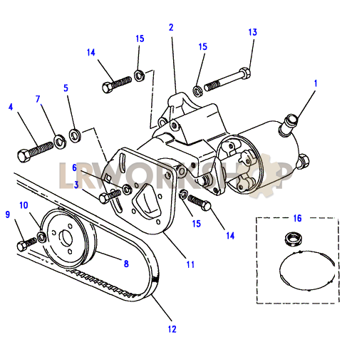 Power Steering Pump-Gemmer Part Diagram
