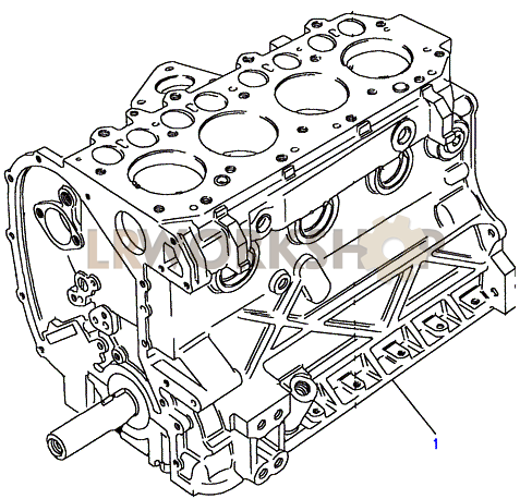 Short Engine Part Diagram