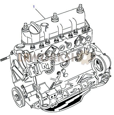 Stripped Engine Part Diagram