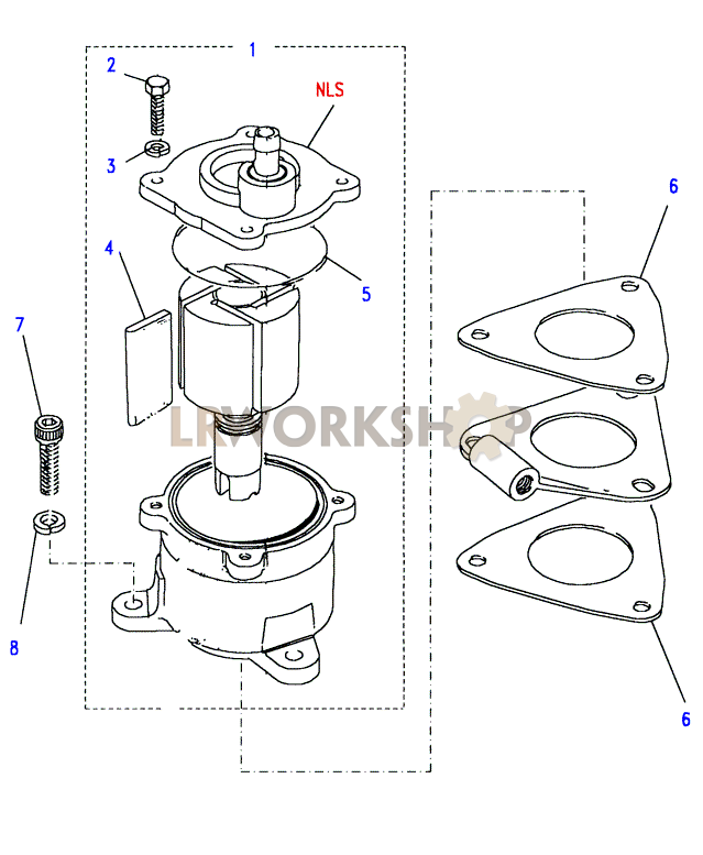 Vacuum Pump Part Diagram
