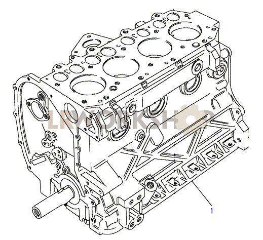 Short Engine Part Diagram