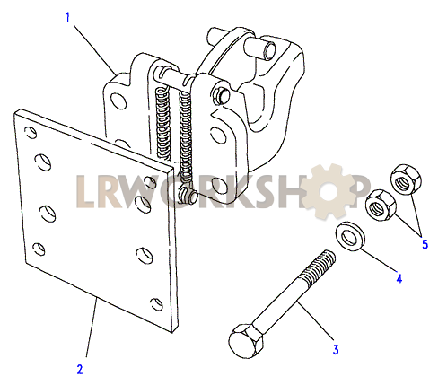 Towing Equipment - Towing Hook - Heavy Duty Part Diagram