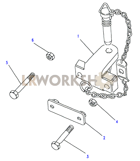 Towing Equipment - Towing Jaw Part Diagram