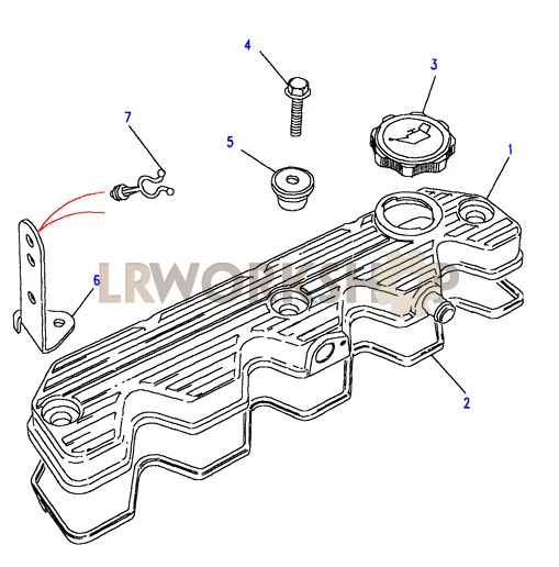 Cam Cover Gasket to fit Defender 300 Tdi 1994 to 1998 Rocker Cover