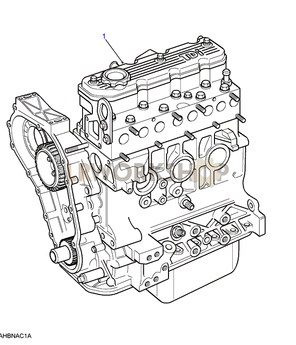 Engine Stripped Part Diagram