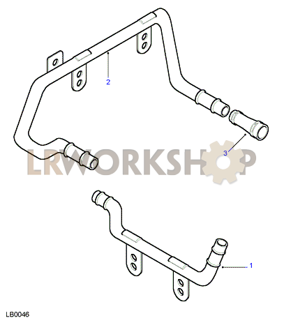 Heater Pipes Part Diagram