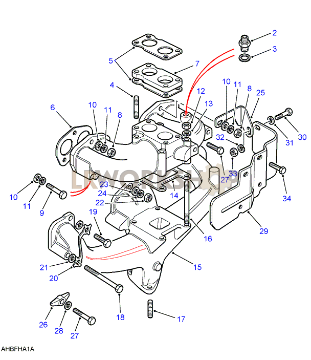 Manifolds Part Diagram
