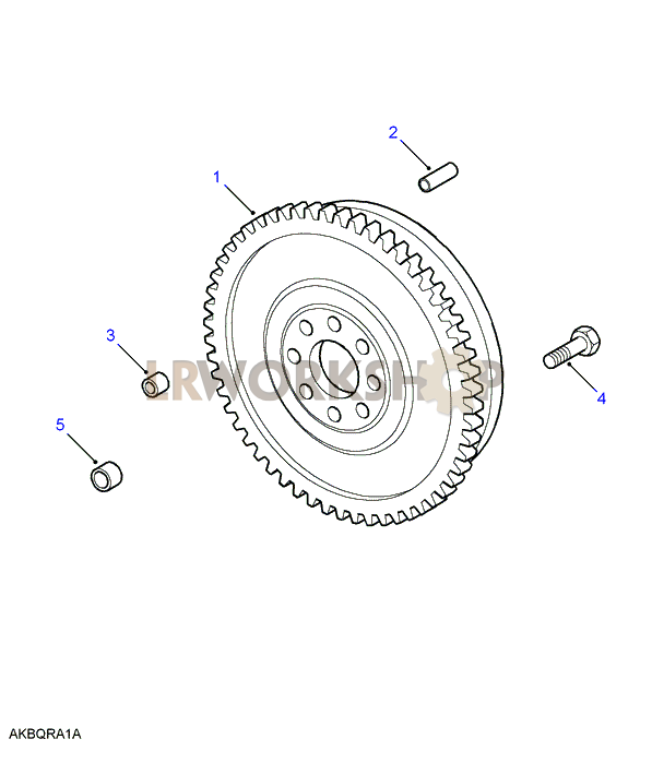 Flywheel Part Diagram