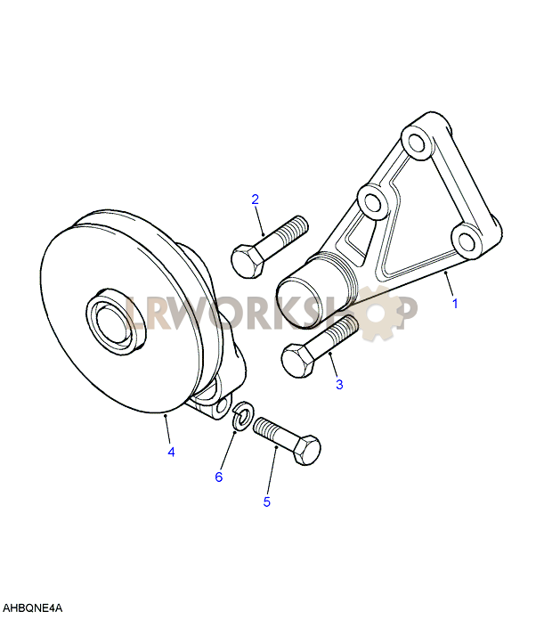 Air Conditioning-Pulley Part Diagram