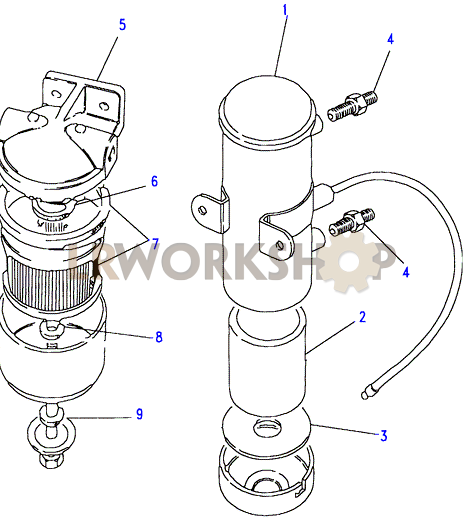 External Fuel Pump Part Diagram