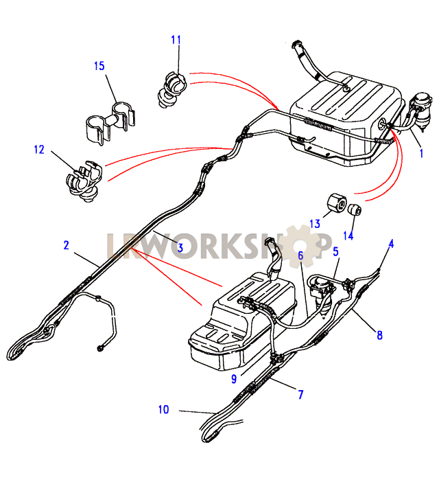 Tubaz. Carbur.con Separatore Acqua Part Diagram