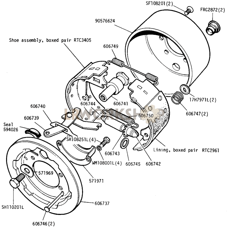 Transmission Brake Part Diagram