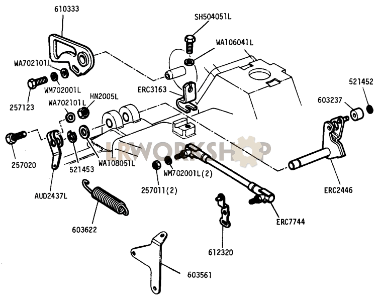 Throttle Linkage Part Diagram