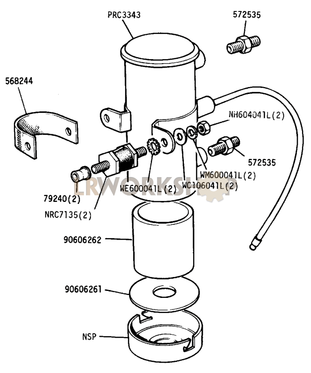 Electric Fuel Pump Part Diagram