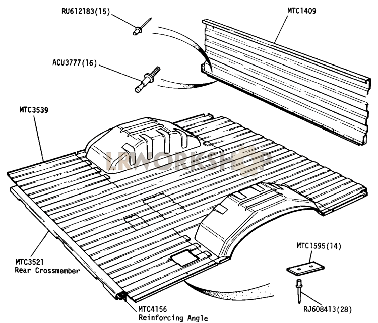Bulkhead & Floor Part Diagram