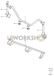 Anchorage - Rear Inward Facing Seats - 90 Part Diagram