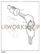 Barrel Lock & Keys Part Diagram