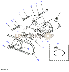 Power Steering Pump-Gemmer Part Diagram