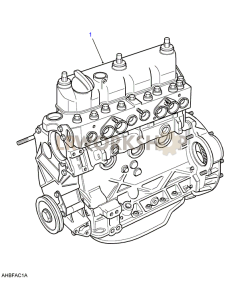 Stripped Engine Part Diagram