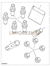 Locking Wheel Nuts Part Diagram
