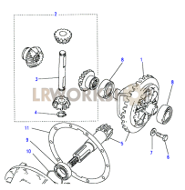 Crownwheel And Pinion - Rover type Part Diagram