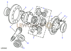 Crownwheel And Pinion Part Diagram