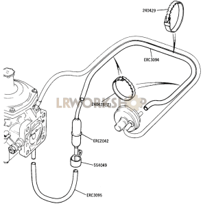 DETOXED ENGINE - Fuel Trap and Connections Part Diagram