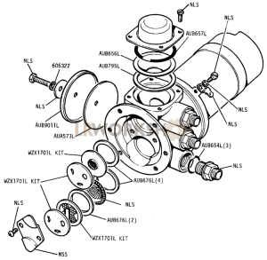 SU Fuel Pump - Valve Body Part Diagram