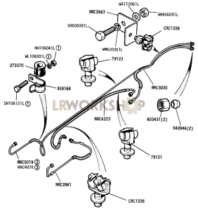 Fuel Pipes Part Diagram
