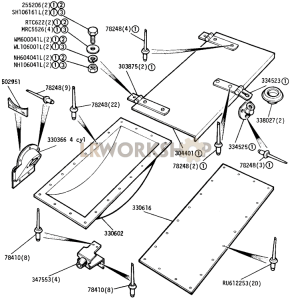 Cover Panels - Rear Body Part Diagram
