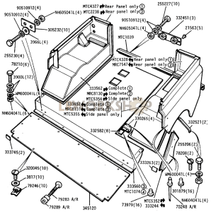 Rear Body Part Diagram