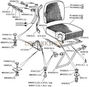 Rear Seats Part Diagram